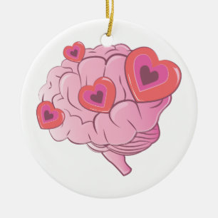 Adorno De Cerámica Cerebro del amor
