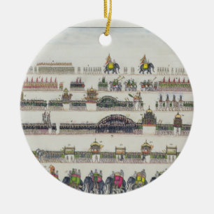 Adorno De Cerámica Ceremonia de Muharram, Faizabad, 1772 'del Gentil