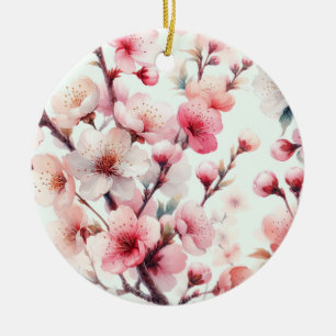 Adorno De Cerámica Cerezo en flor
