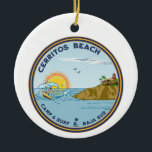 Adorno De Cerámica Cerritos Beach Baja California Sur México<br><div class="desc">La playa de Cerritos es una joya escondida situada en la costa del Pacífico de la península de Baja California en México. Conocida por sus hermosas playas de arena blanca, aguas cristalinas y surf de primera clase, Cerritos Beach es un paraíso para quienes buscan escapar de la multitud y experimentar...</div>