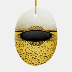 Adorno De Cerámica Cerveza Burbujas Ale Ámbar Bebidas 2