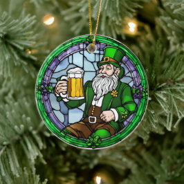 Adorno De Cerámica Cerveza Día de San Patricio