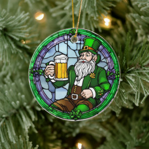 Adorno De Cerámica Cerveza Día de San Patricio