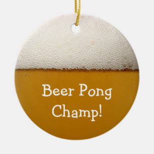 Adorno De Cerámica Cerveza Pong