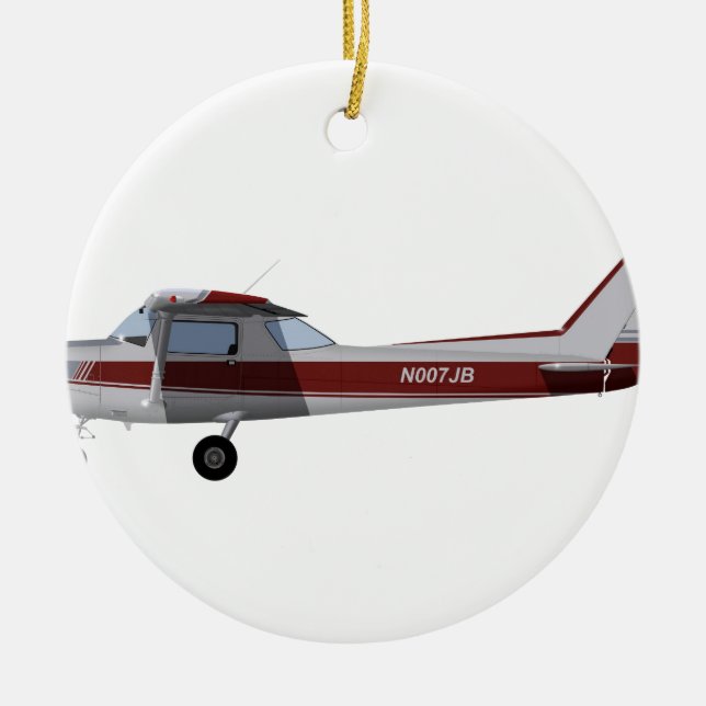 Adorno De Cerámica Cessna 152 392392 (Frente)
