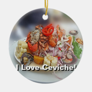 Adorno De Cerámica ¡Ceviche peruano!