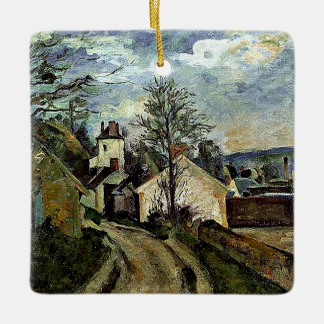 Adorno De Cerámica Cezanne - Casa del Dr. Gachet en Auvers, (Anverso)