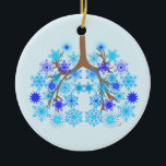 Adorno De Cerámica CF Winter<br><div class="desc">Esto es parte de una serie que creé para un Centro de Fibrosis Quística en Nueva York.</div>