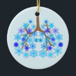 Adorno De Cerámica CF Winter<br><div class="desc">Esto es parte de una serie que creé para un Centro de Fibrosis Quística en Nueva York.</div>