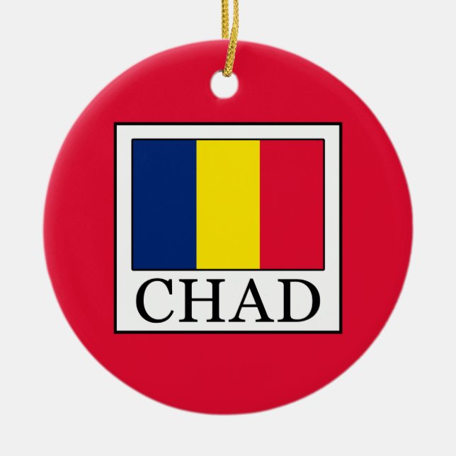 Adorno De Cerámica Chad (Frente)