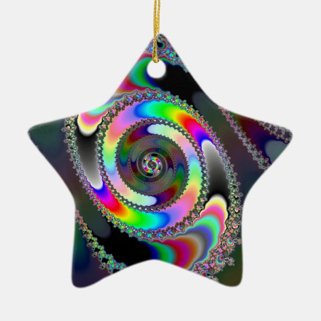 Adorno De Cerámica Chainsaw - Fractal (Frente)