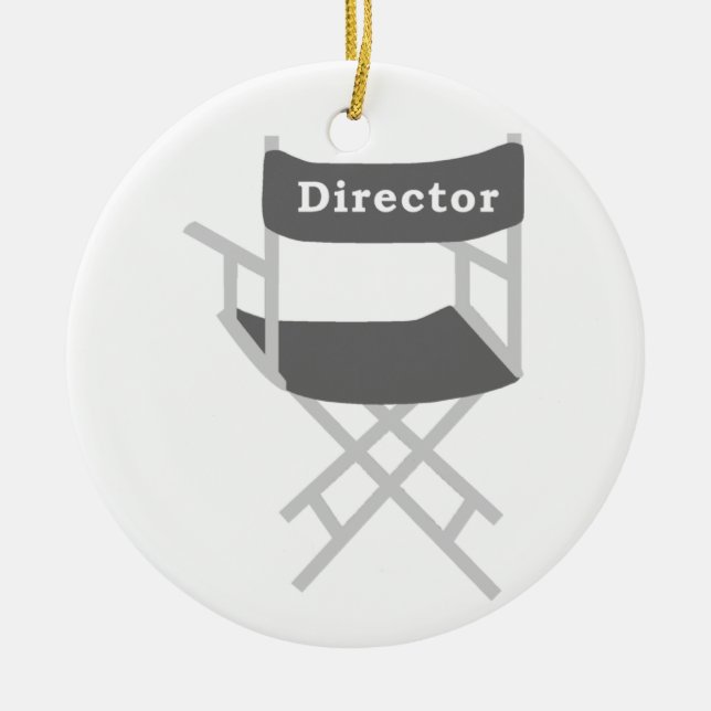 Adorno De Cerámica Chair de director (Frente)