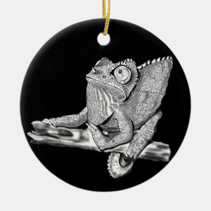 Adorno De Cerámica Chameleon de Jackson