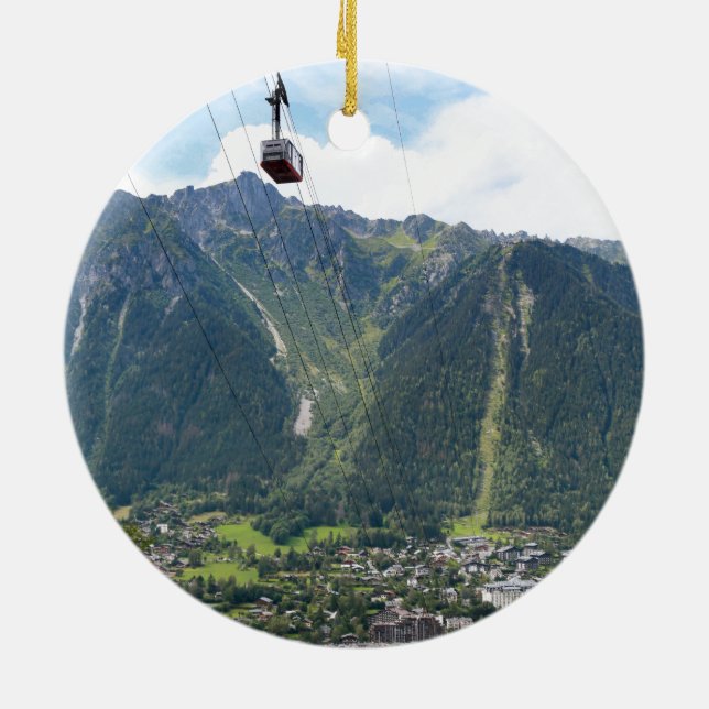 Adorno De Cerámica Chamonix - Francia (Atrás)