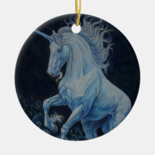 Adorno De Cerámica Chapoteo del unicornio