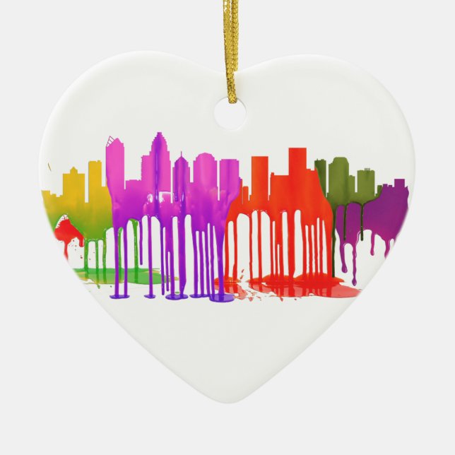 ADORNO DE CERÁMICA CHARCOS DE CHARLOTTE NC - (Frente)