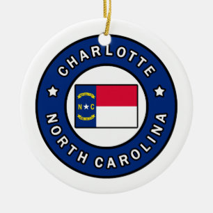 Adorno De Cerámica Charlotte Carolina del Norte