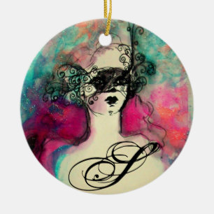 ADORNO DE CERÁMICA CHARM MONOGRAM
