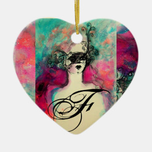 ADORNO DE CERÁMICA CHARM MONOGRAM