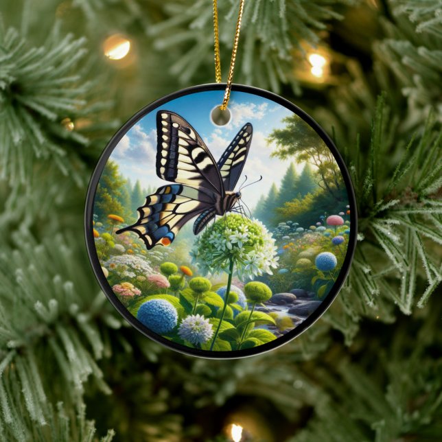 Adorno De Cerámica Charming Anise Swallowtail Butterfly (Subido por el creador)