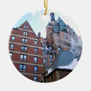 Adorno De Cerámica Chateau Frontenac, Quebec, Canadá