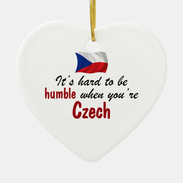 Adorno De Cerámica Checo humilde (Frente)