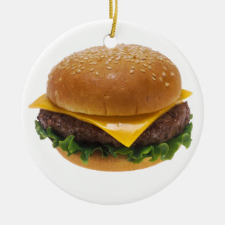 Adorno De Cerámica Cheeseburger