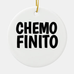Adorno De Cerámica Chemo finito, fin de quimioterapia