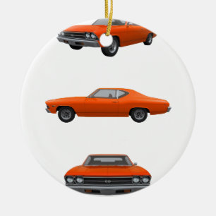 Adorno De Cerámica Chevelle 1969 SS: