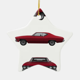 Adorno De Cerámica Chevelle SS de 1968: