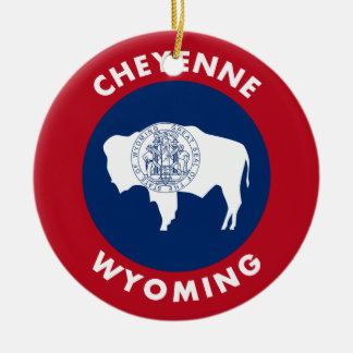 Adorno De Cerámica Cheyenne Wyoming