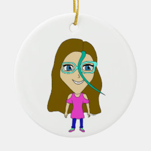 Adorno De Cerámica chibi