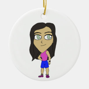 Adorno De Cerámica chibi