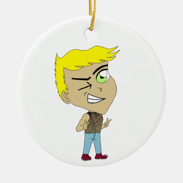 Adorno De Cerámica chibi (Frente)