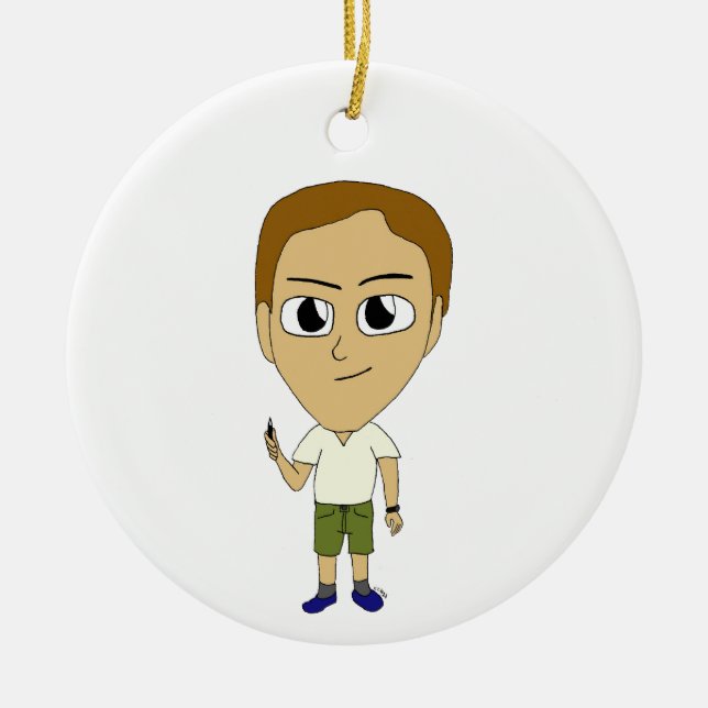 Adorno De Cerámica chibi   (Frente)