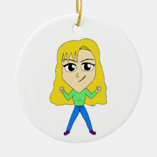 Adorno De Cerámica chibi