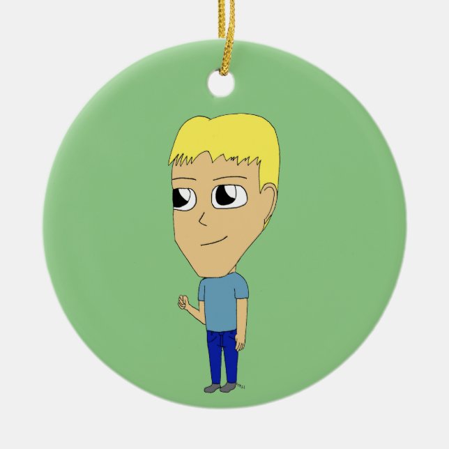 Adorno De Cerámica chibi (Frente)