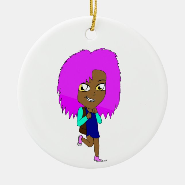 Adorno De Cerámica chibi (Frente)