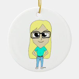 Adorno De Cerámica chibi