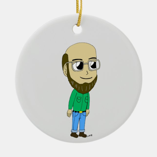 Adorno De Cerámica chibi (Frente)