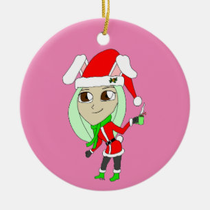 Adorno De Cerámica chibi bunnygirl
