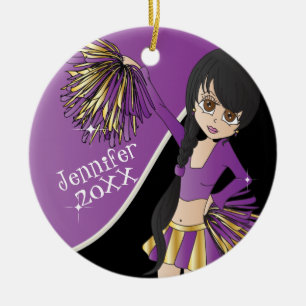 Adorno De Cerámica Chica animadora 📣 💖 Morple