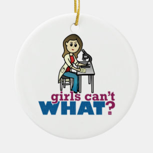 Adorno De Cerámica Chica Científico