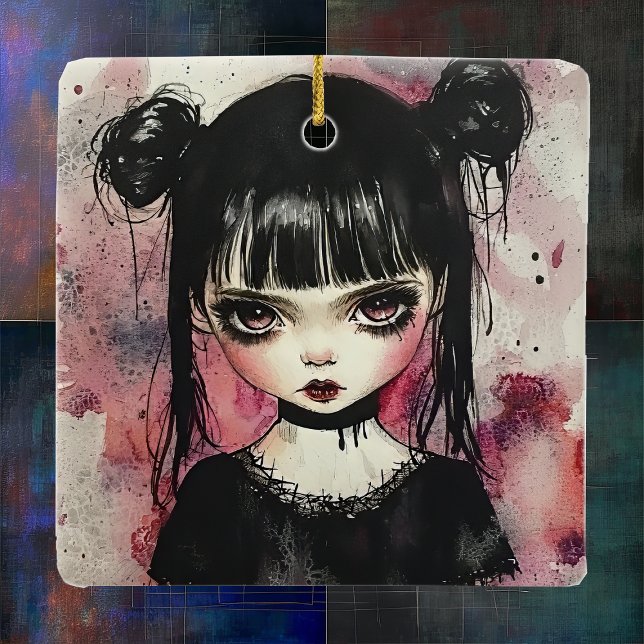 Adorno De Cerámica Chica de gótico (Subido por el creador)