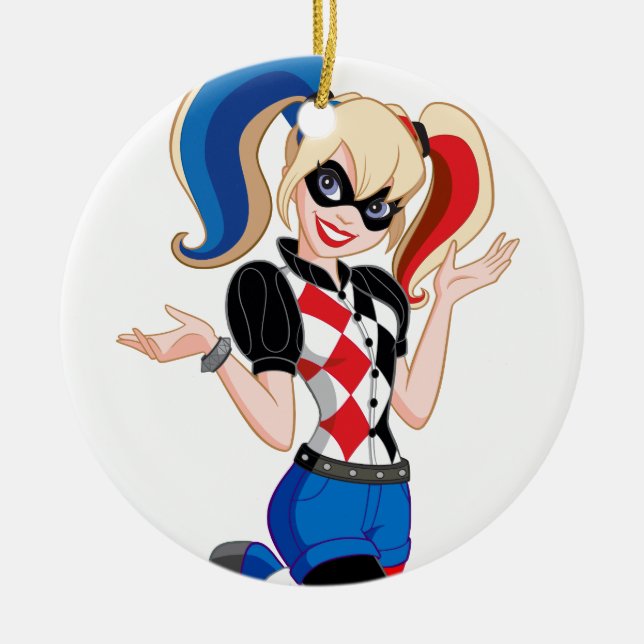 Adorno De Cerámica Chica de historietas (Frente)