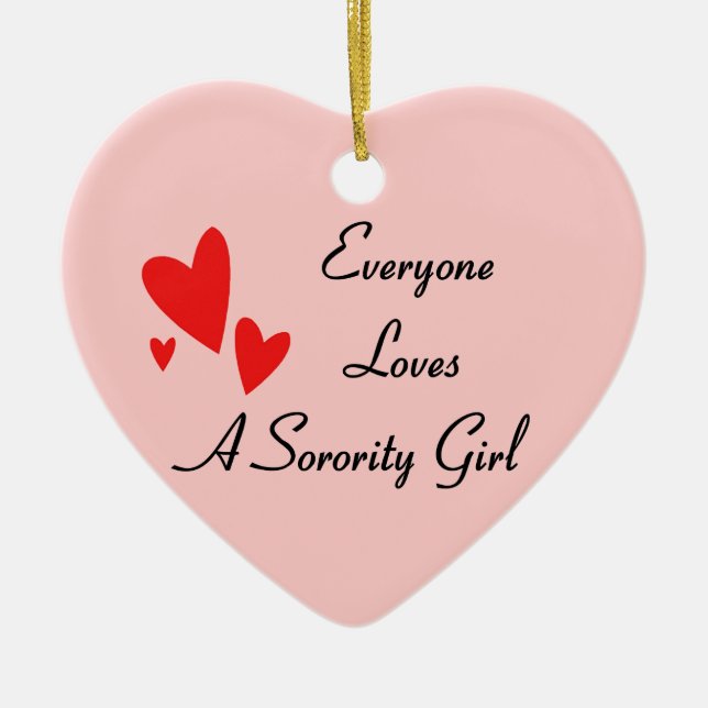 Adorno De Cerámica Chica de la hermandad de mujeres (Frente)