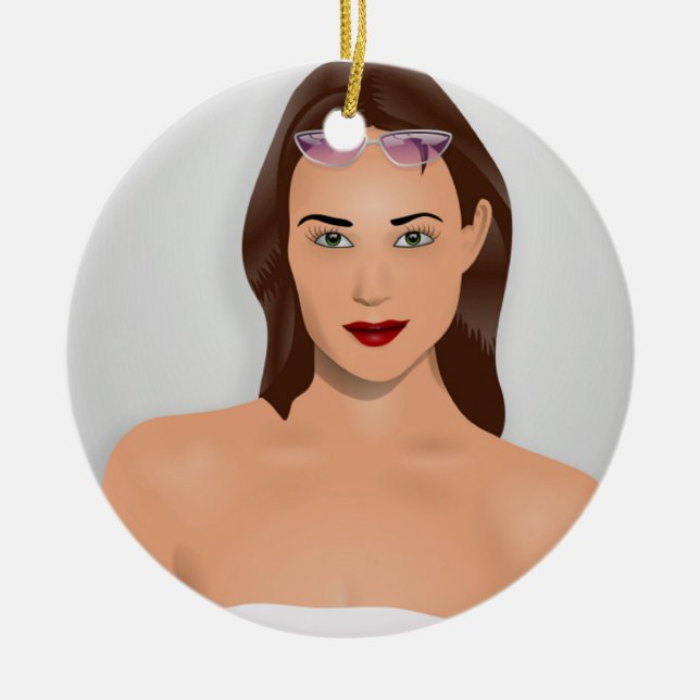 ADORNO DE CERÁMICA CHICA DE SUMMER (Frente)