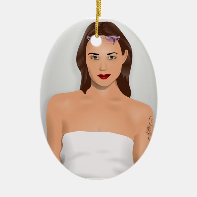 ADORNO DE CERÁMICA CHICA DE SUMMER (Frente)