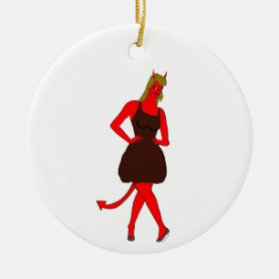 Adorno De Cerámica chica diablo
