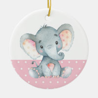 Chica Elephant Baby Shower Pink